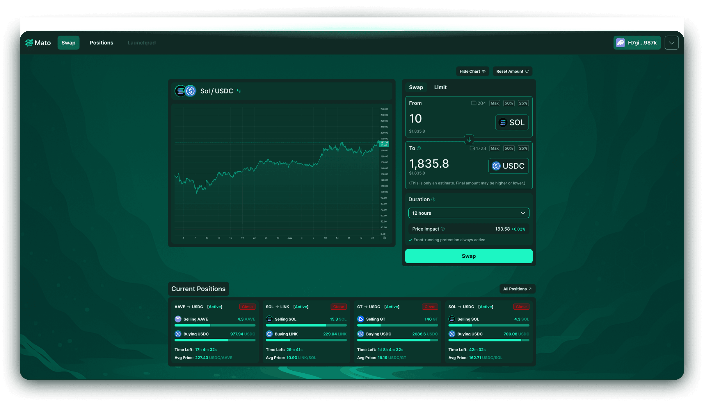 app screen